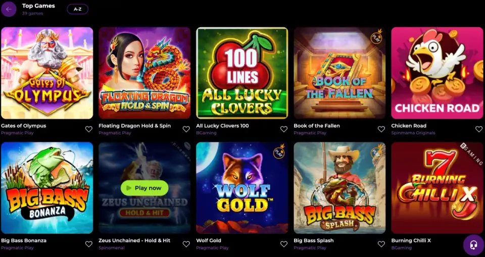 spinmama casino norge spill