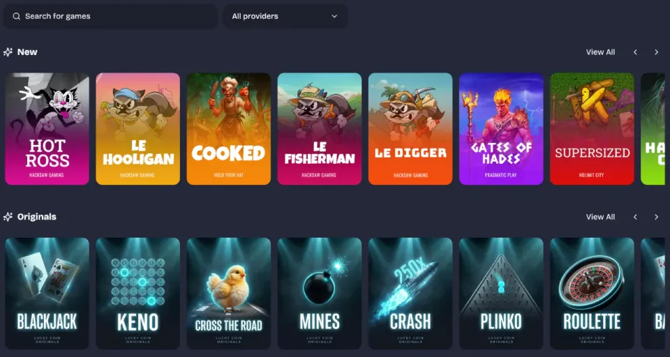 lucky coin casino norge spill