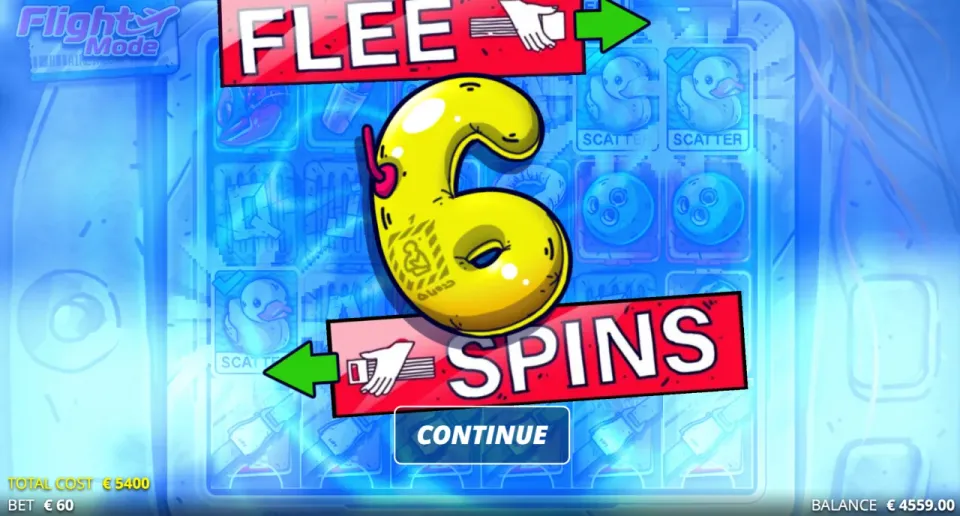 flight mode spilleautomat free spins