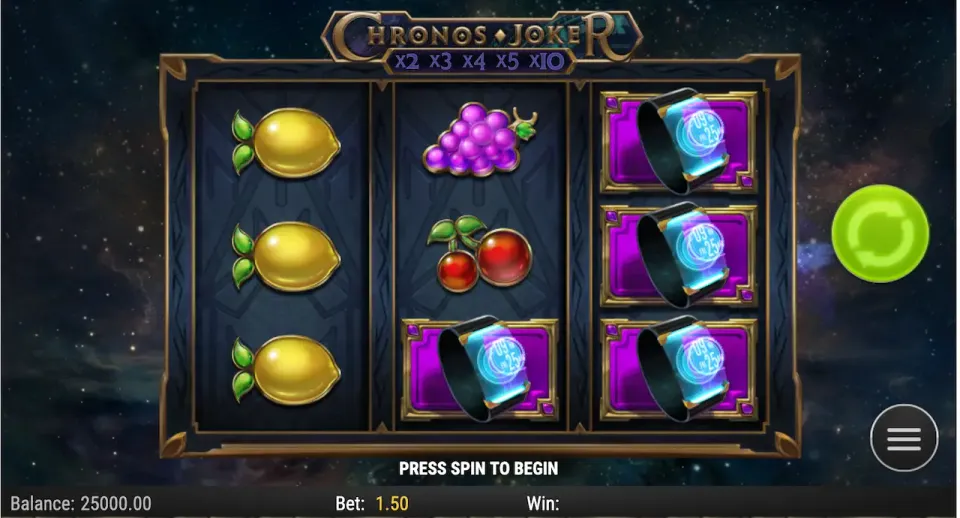 Chronos joker slot