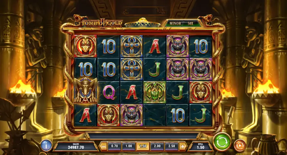 tomb of gold 2 spilleautomat