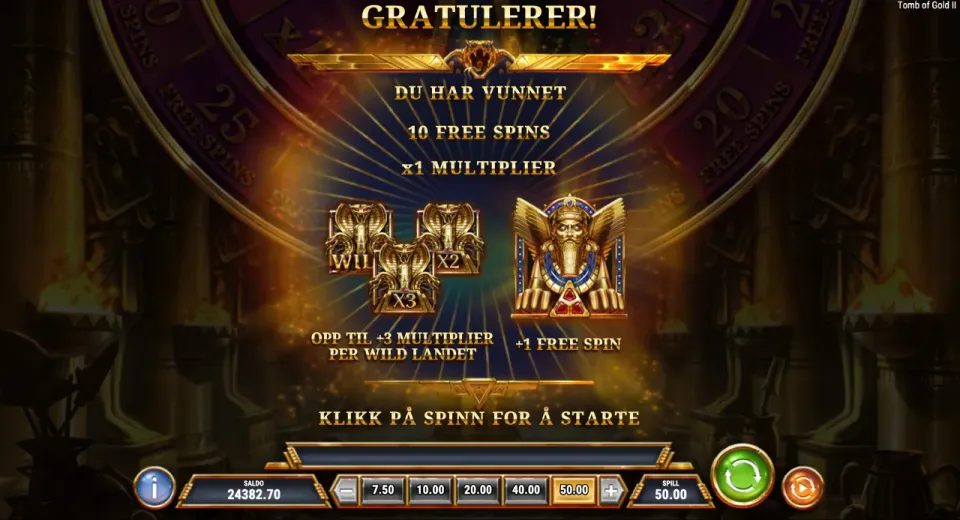 tomb of gold 2 freespins
