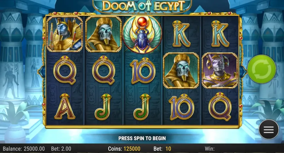 Doom of egypt slot