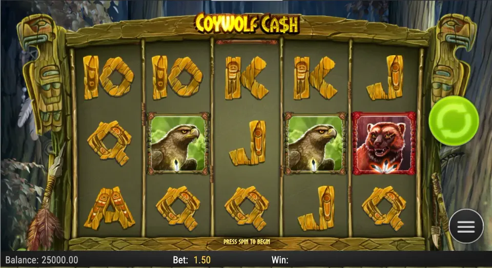 coywolf cash spilleautomat