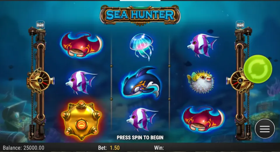 sea hunter spilleautomaten