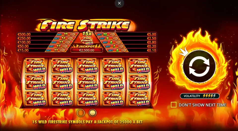 fire strike slot