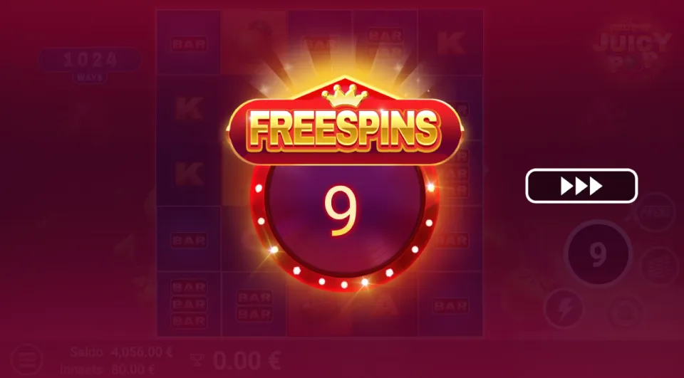 juicypop freespins