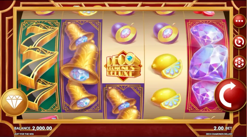 deco diamons deluxe slot