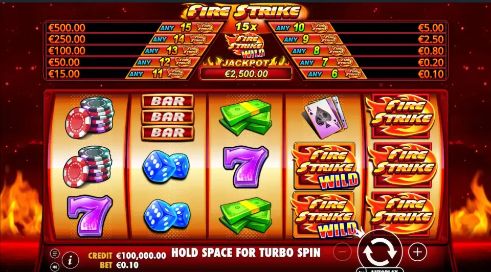 fire strike spilleautomat