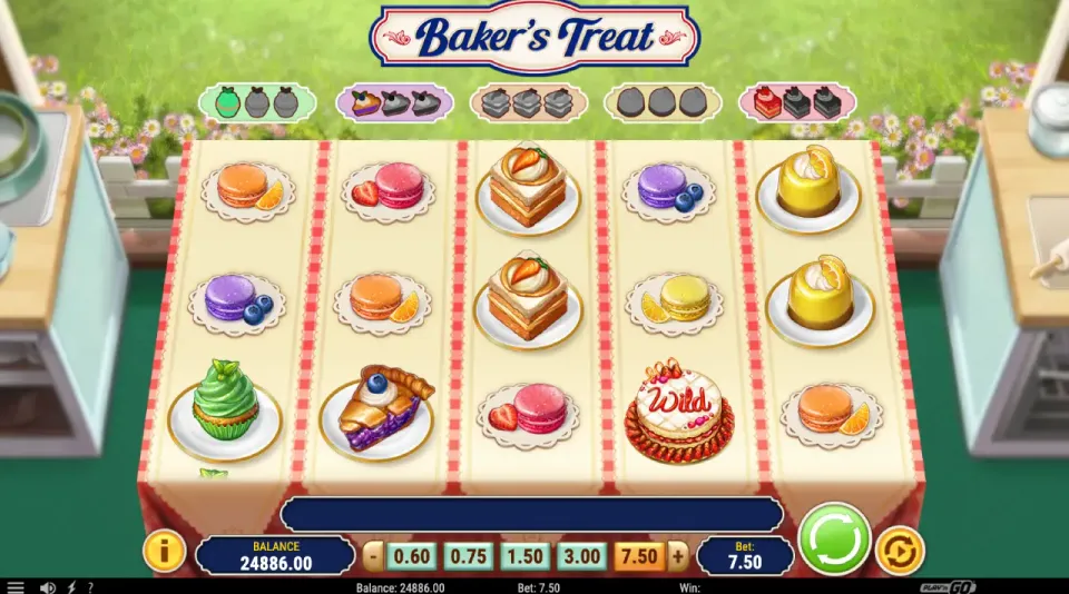bakers treat automat oppsett
