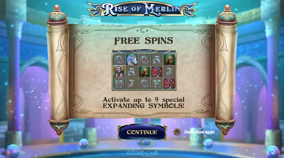 rise of merlin automat freespins