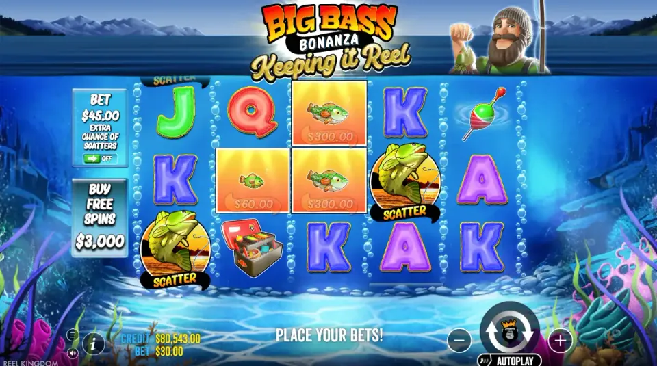 big bass bonanza keeping it reel oppsett