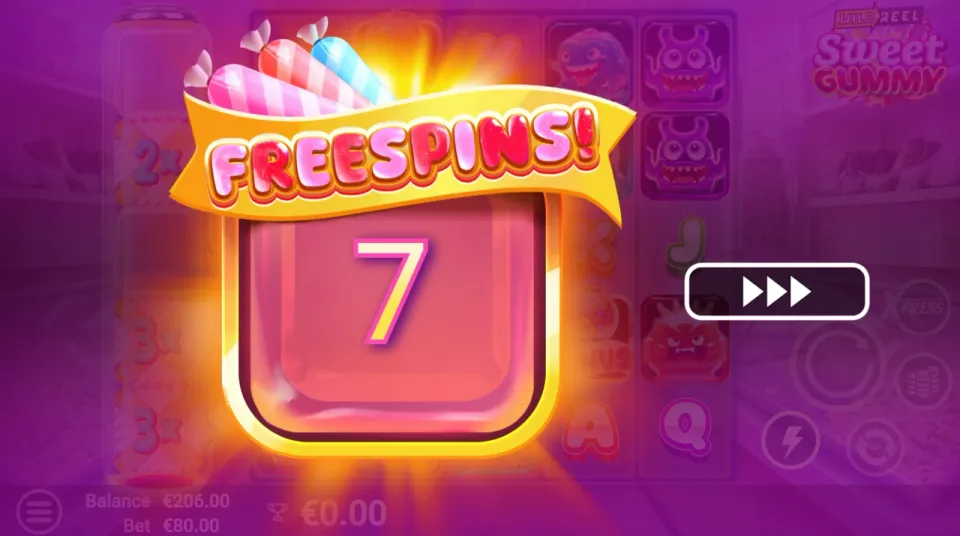 sweet gummy freespins