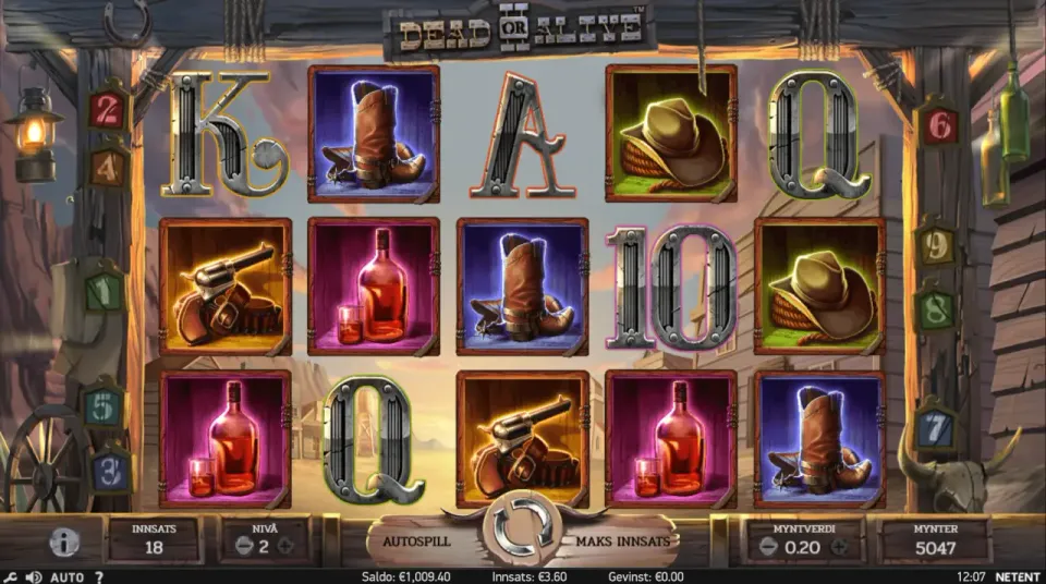 dead or alive 2 spilleautomat oppsett