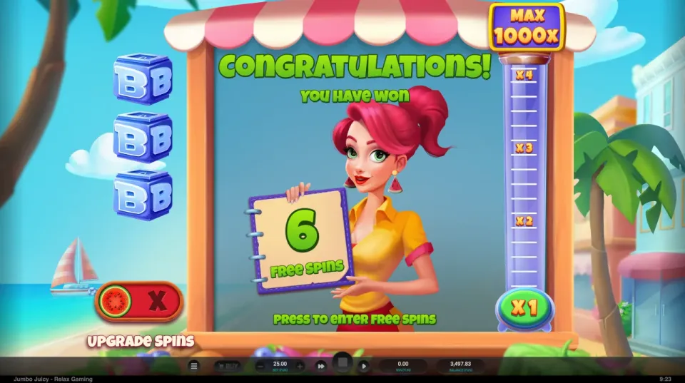 jumbo juicy freespins