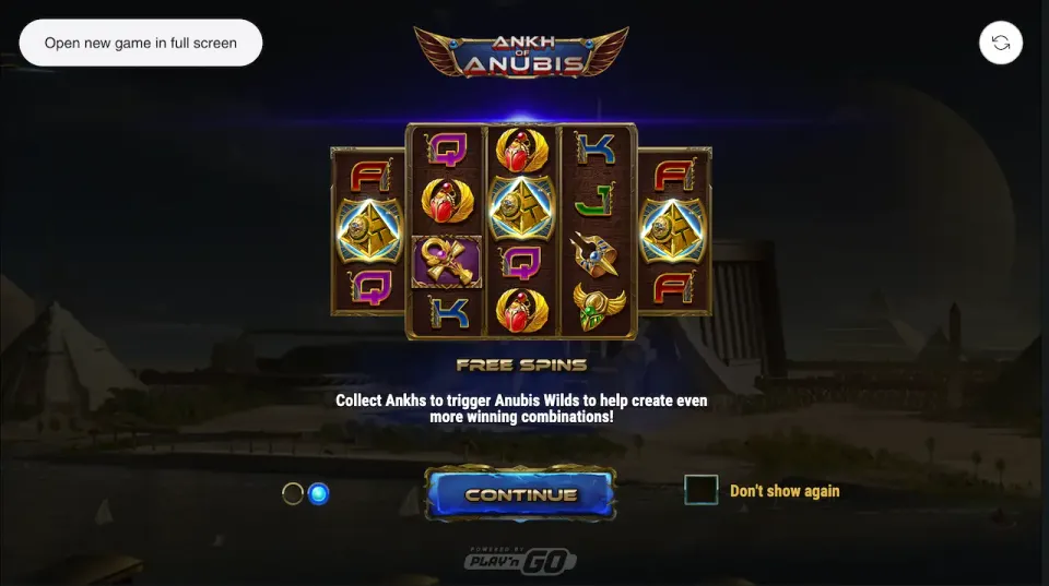 Ankh of anubis slot