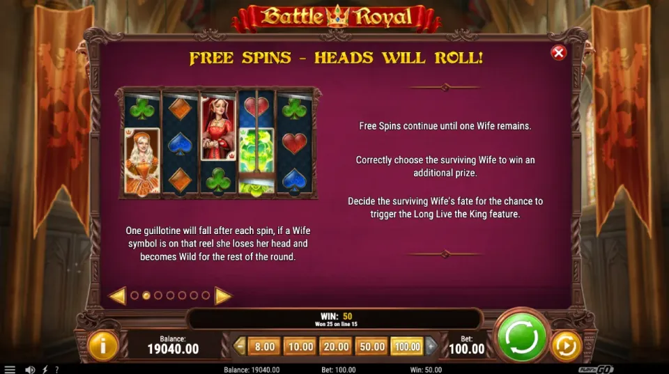 battle royal automat freespins