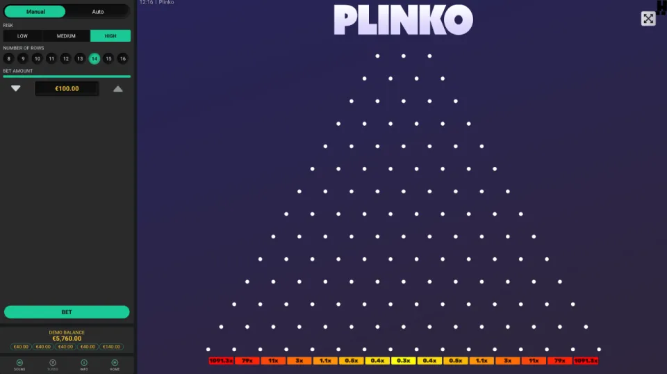 plinko spilleautomat