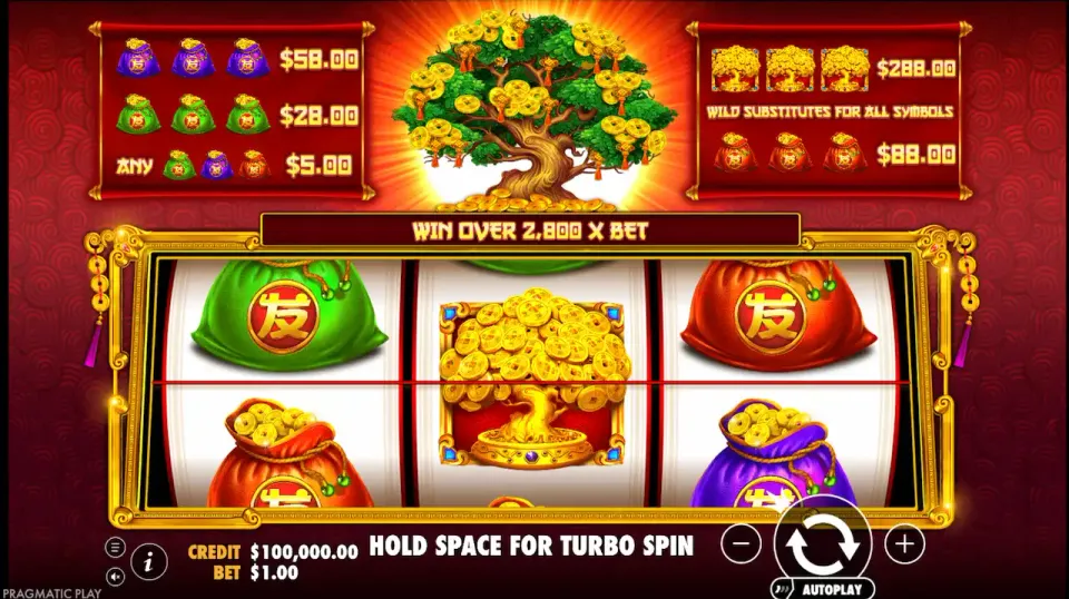 Tree of riches slot