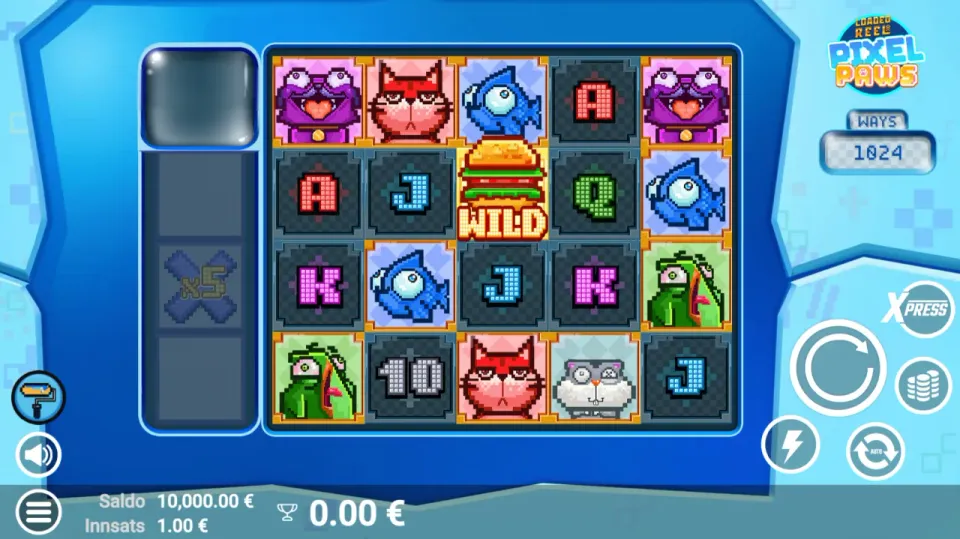 pixel paws hvordan spille automat