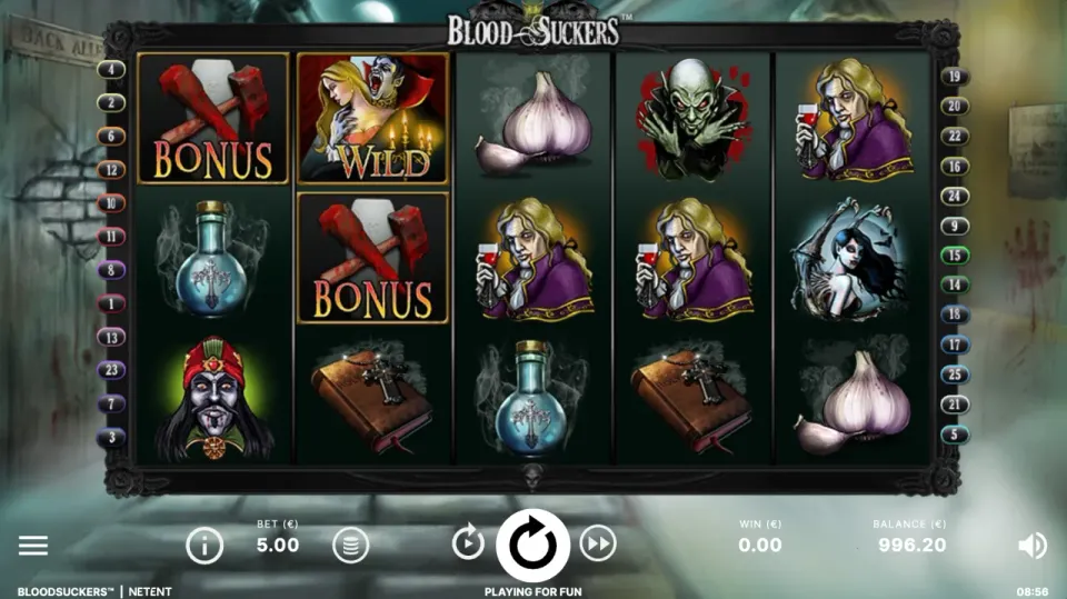 blood suckers spilleautomat