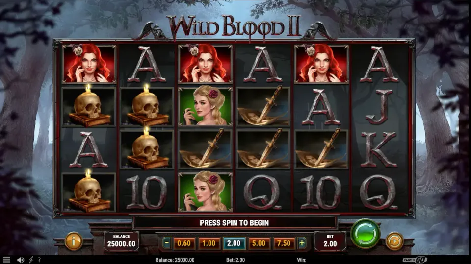wild blood 2 slot