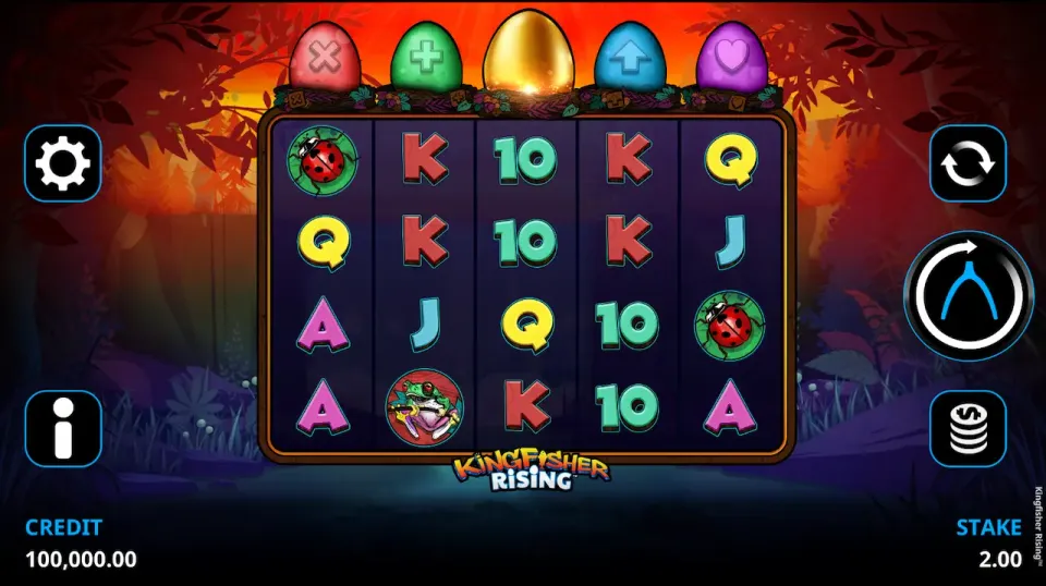 Kingfisher rising slot