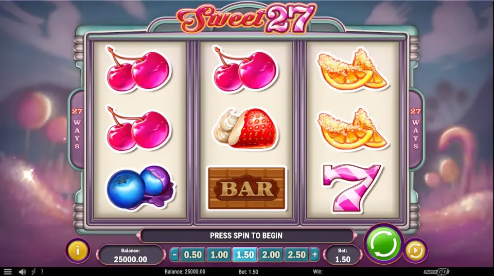 sweet 27 spilleautomat