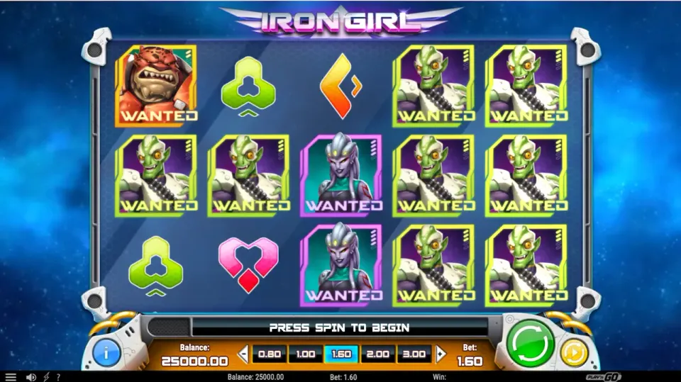 Iron Girl spilleautomat