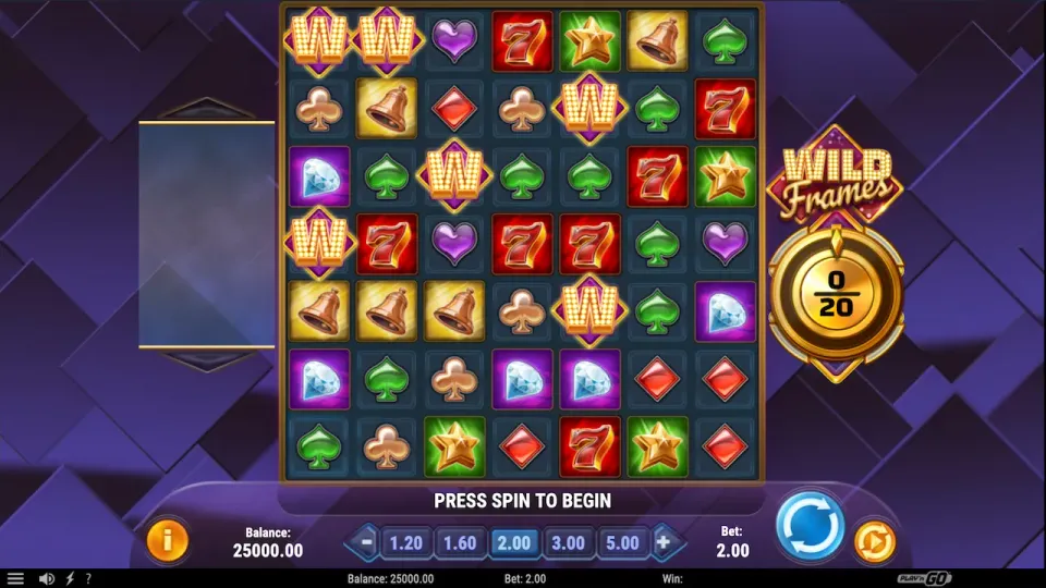 wild frames spilleautomat