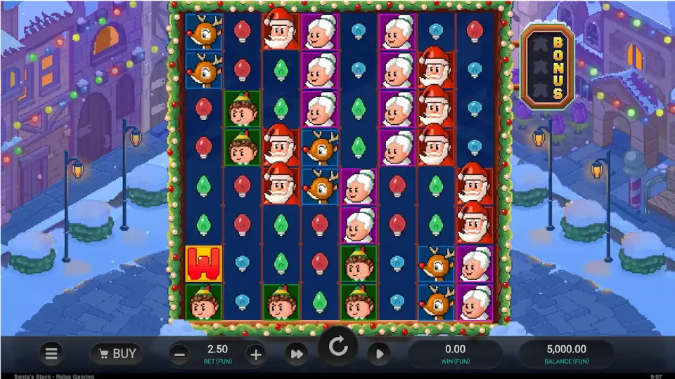Santa's stack slot