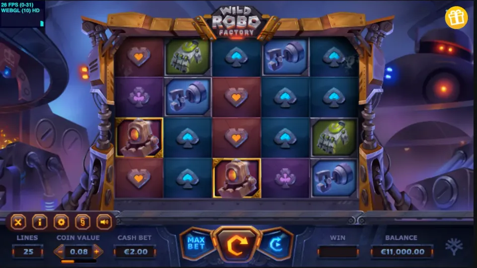 wild robo factory slot