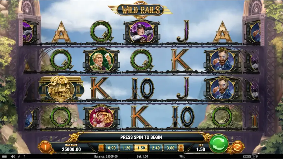 wild rails spilleautomat