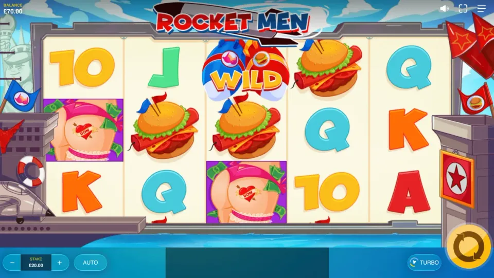 rocket men automat oppsett