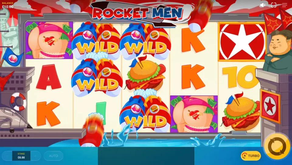 rocket men spilleautomat boom time