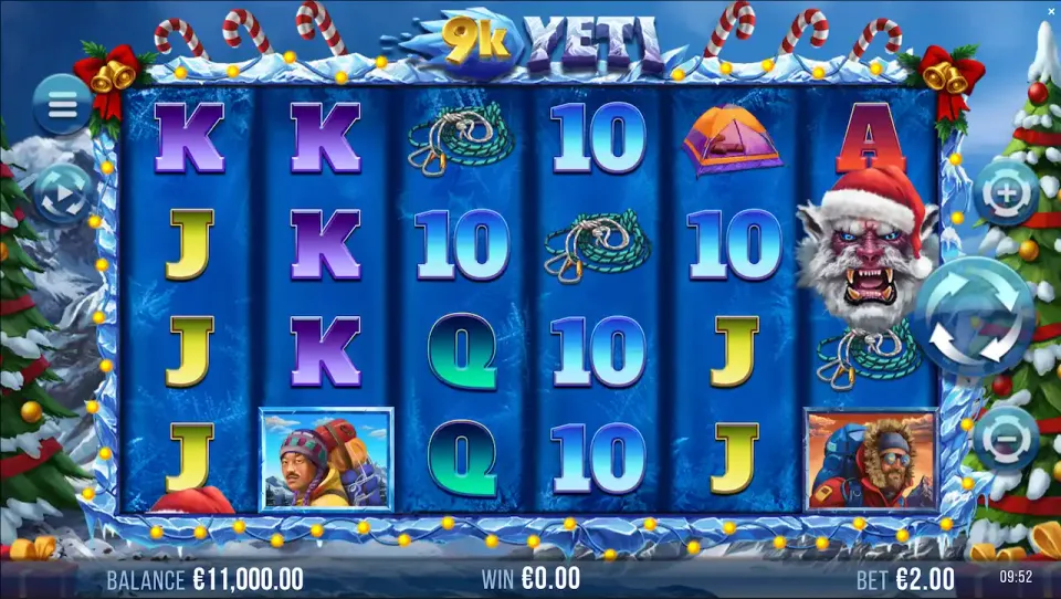 9k yeti spilleautomat