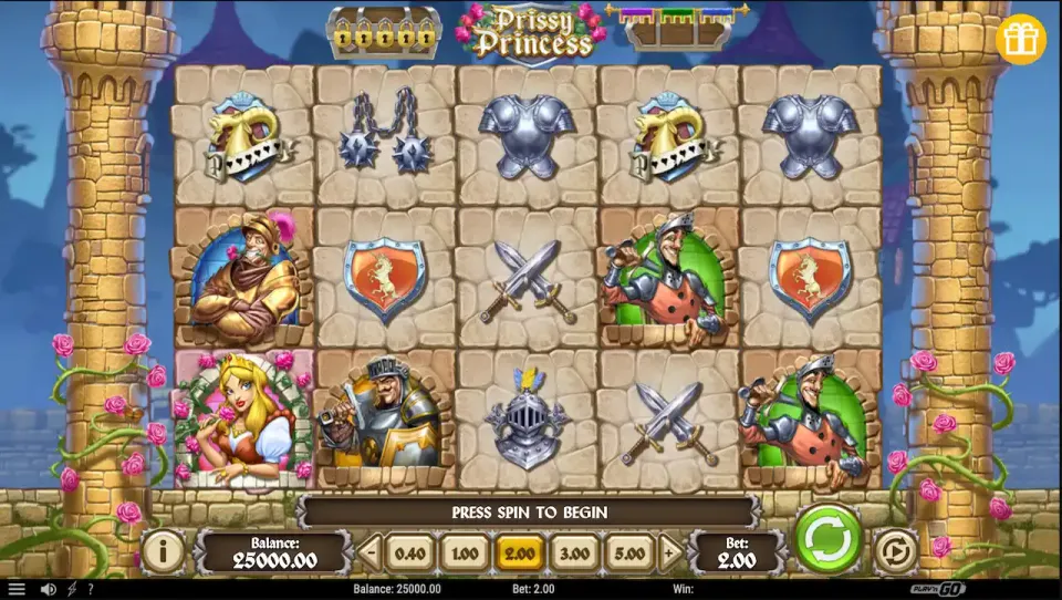 Prissy princess spilleautomat