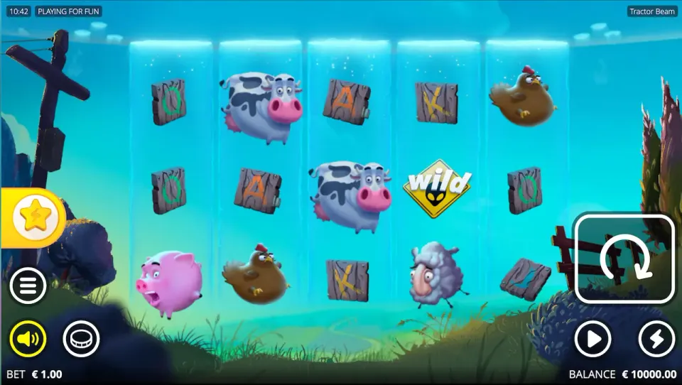 tractor beam spilleautomaten