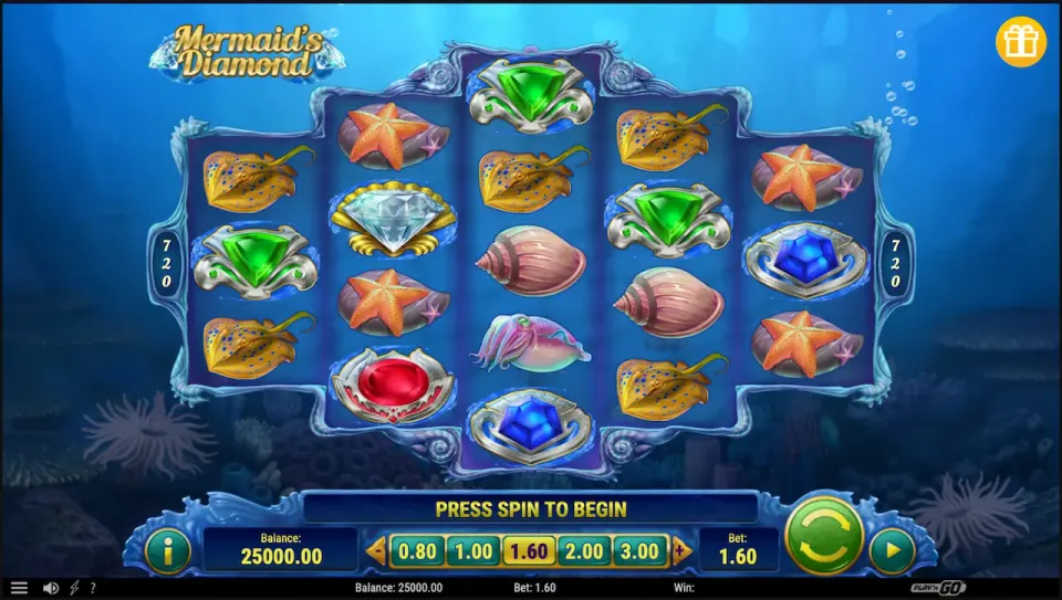 mermaids diamond spilleautomat