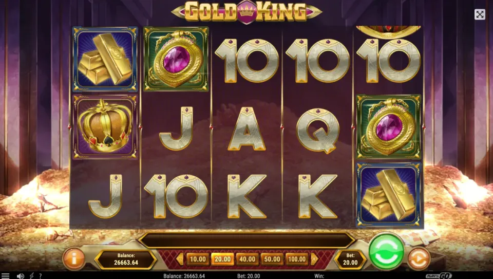 gold king automat oppsett
