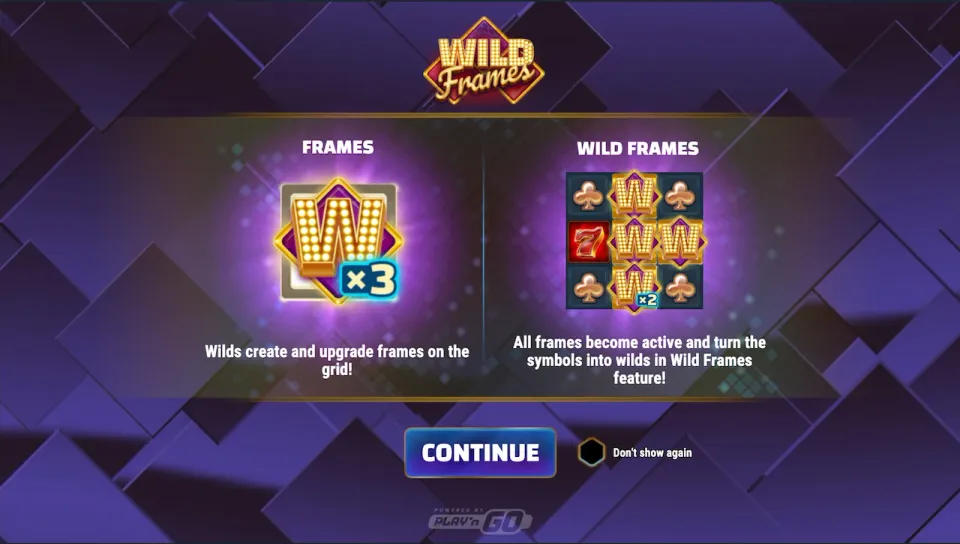 wild frames slot