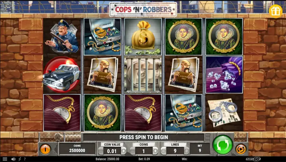 Cops n Robbers spilleautomat