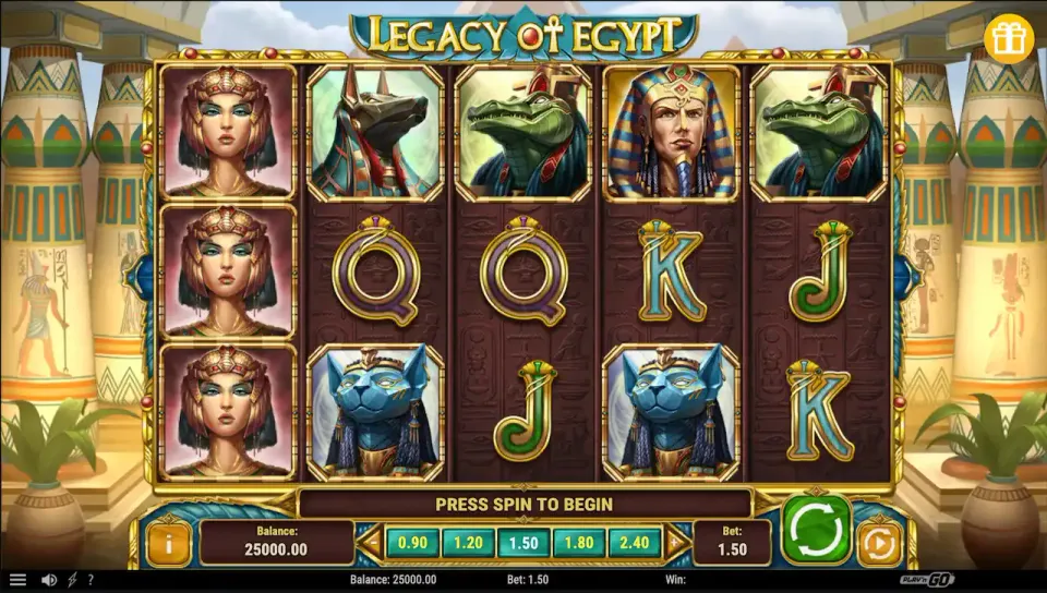 Legacy of Egypt spilleautomat