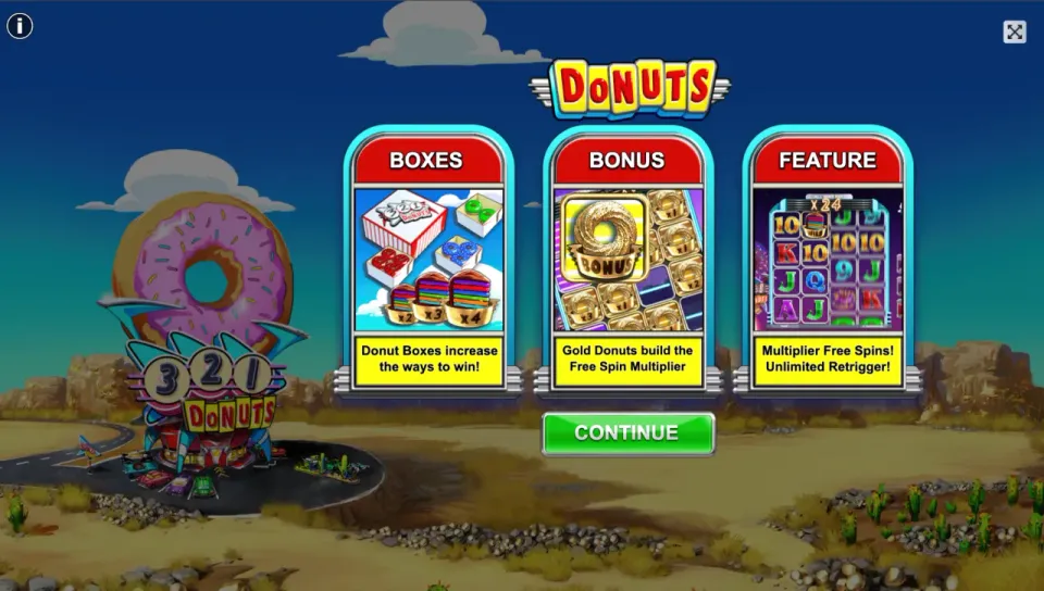donuts spilleautomat bonus