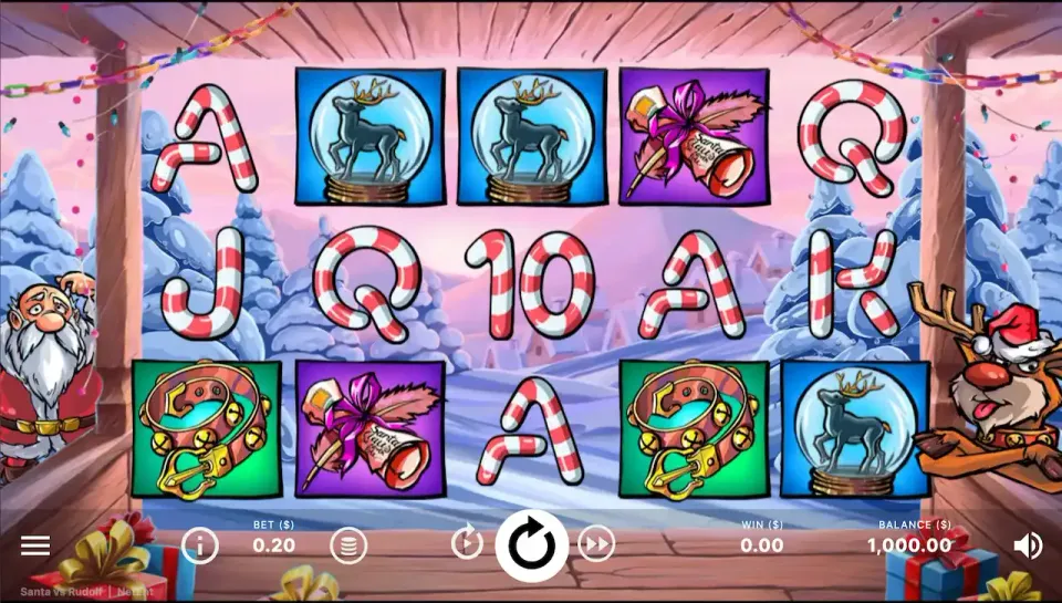 santa vs rudolf slot