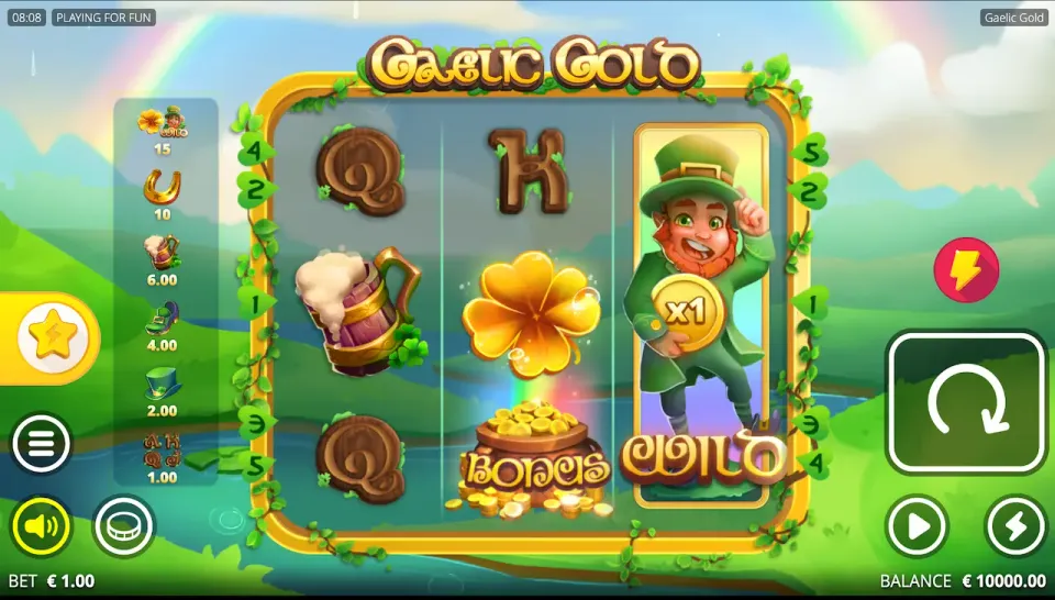 gaelic gold spilleautomat