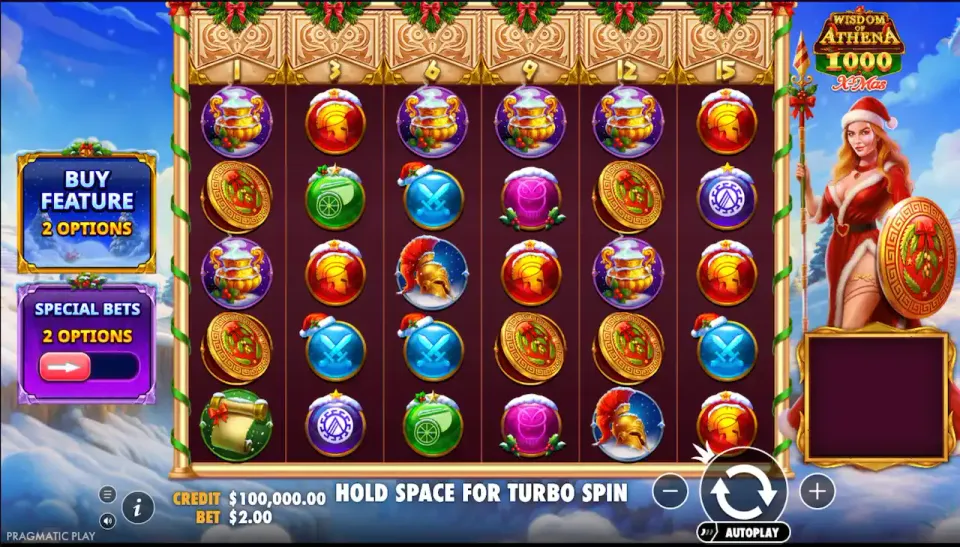 widsom of athena 1000 xmas