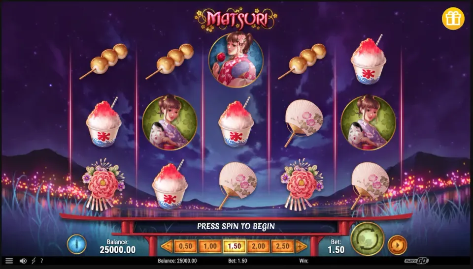 matsuri spilleautomaten