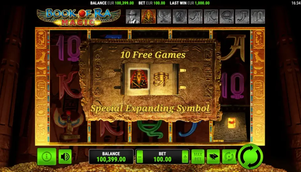 book of ra magic spilleautomat freespins