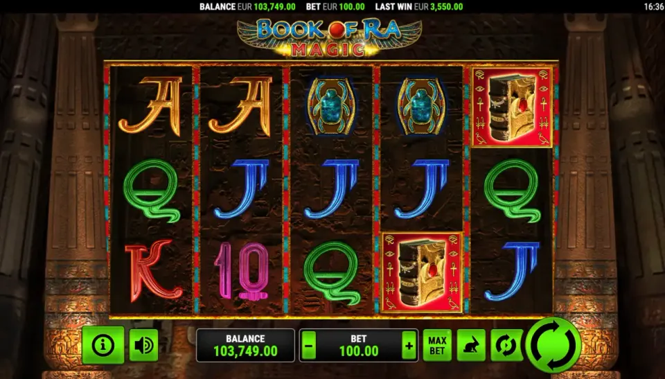 book of ra magic spilleautomat oppsett